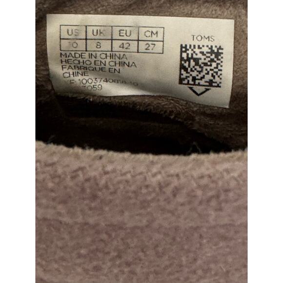 Tom's Heeled‎ Booties Suede Camel Size 10 - Picture 10 of 11